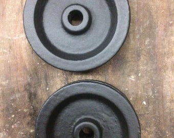 A set of replacement wheels for sliding door hardware