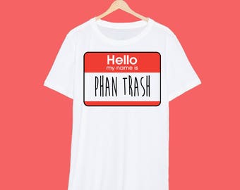 Phan Trash 'My Name Is' Dan & Phil T Shirt