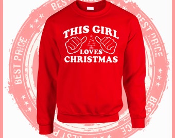 On Sale Today Ugly Christmas Sweater. Ugly Sweater-Christmas sweater-This Girl Loves Christmas-Hotline bling-drake-ugly sweater party