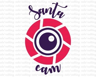 Christmas svg, Santa cam svg, Christmas Ornament svg, Santa svg dxf jpeg cutting files for Silhouette Cameo, Curio, Cricut