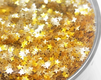 Edible Gold Metallic Star Glitter Sprinkles, Bulk Edible Glitter, Star Sprinkles, Star Sprinkles, Gold Star Sprinkles, Metallic Sprinkles