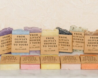 30 mini shower favors, shower favors, shower favor soaps, soap favors, bridal shower favors, wedding favors, wedding favor soaps
