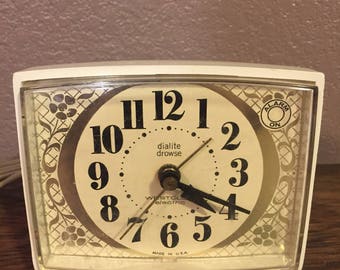 Vintage Westclox S25-F Alarm Clock Works!