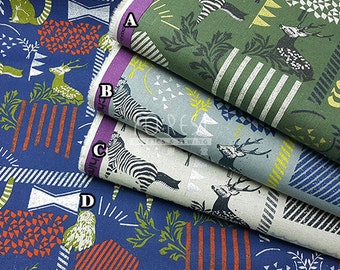 Echino 2017SS Ray cotton linen kokka Japanese Fabric - 50cm