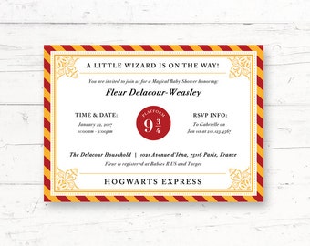 Hogwarts ticket  Etsy