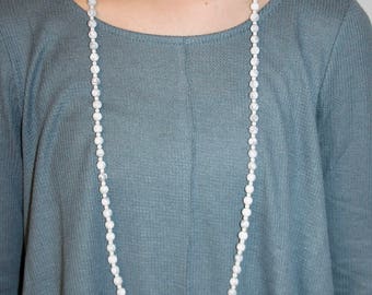 Double Wrap Beaded Necklace