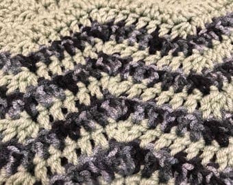 Chevron stitch prayer Shawl