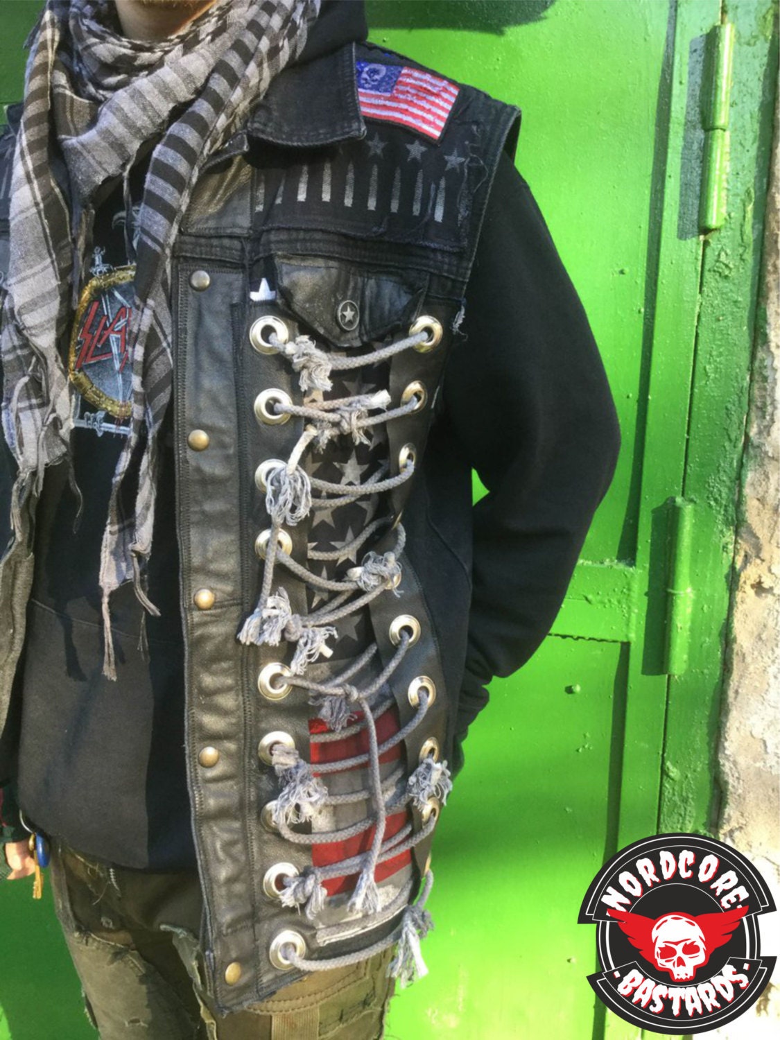 Biker Heavy Metal Vest by NordcoreBastards on Etsy