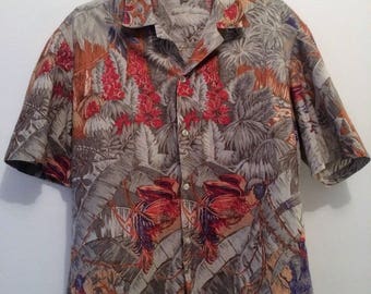 Vintage Tropical Floral 90s Retro Shirt