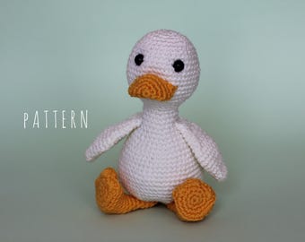 Amigurumi Pattern Crochet Pattern PDF Pattern Duck DIY Gift Instant Download Baby Gift Amigurumi Animal Personalised Gift Duckling Cute diy