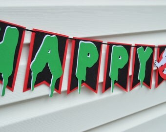 Ghostbuster Birthday Banner - Ghostbuster Banner - Ghostbuster Birthday Party
