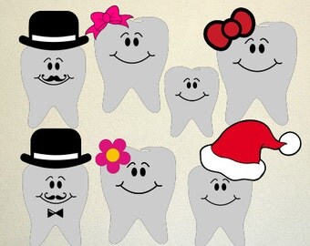 my first tooth SVG Clipart Cut Files Silhouette Cameo Svg for Cricut and Vinyl File cutting Digital cuts file DXF Png Pdf Eps vector