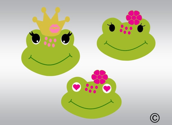 Download Frog svg Frog face svg Frog clipart Princess svg Crown