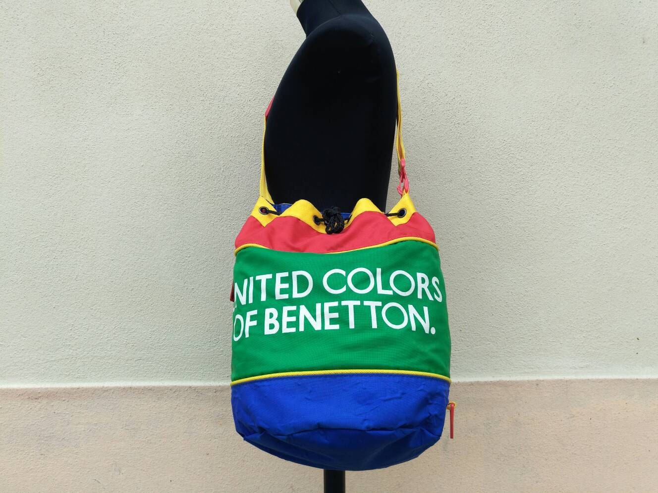 RARE Vintage multicolor United Colors Of Benetton Bag