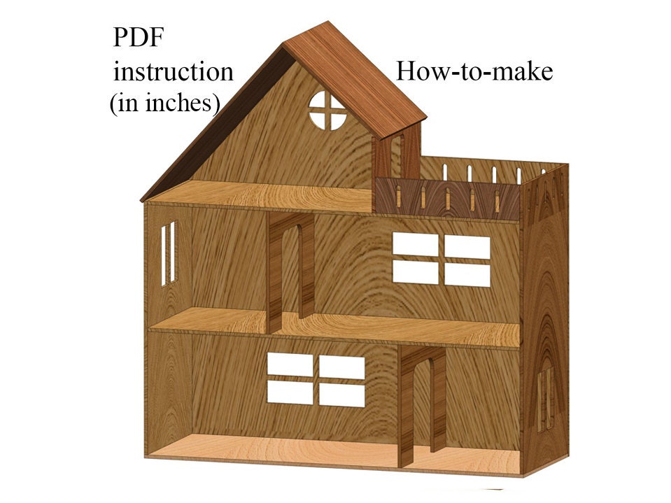 wood dollhouse plans