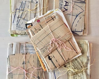 Vintage Sewing Patterns -crepe paper - crafts