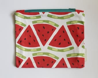 Watermelon Zipper Pouch