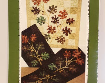 The Old Oak Tree quilted table runner/wall hanging patterns