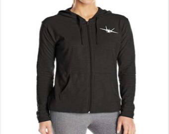 United States Air Force (USAF) F22 Raptor Women's Zip Hoodie