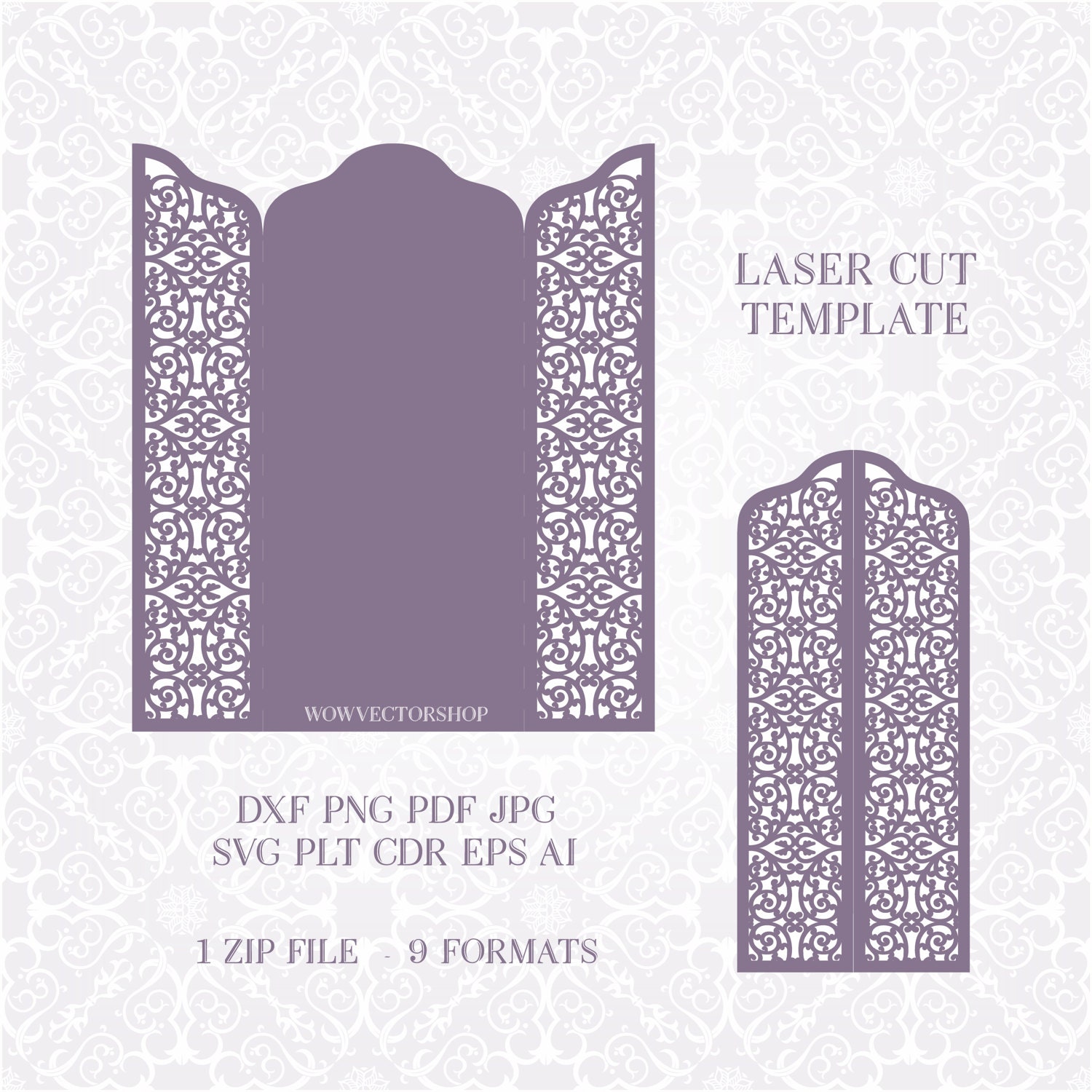 Download Wedding Invitation Lace Card Template, Quinceanera ...