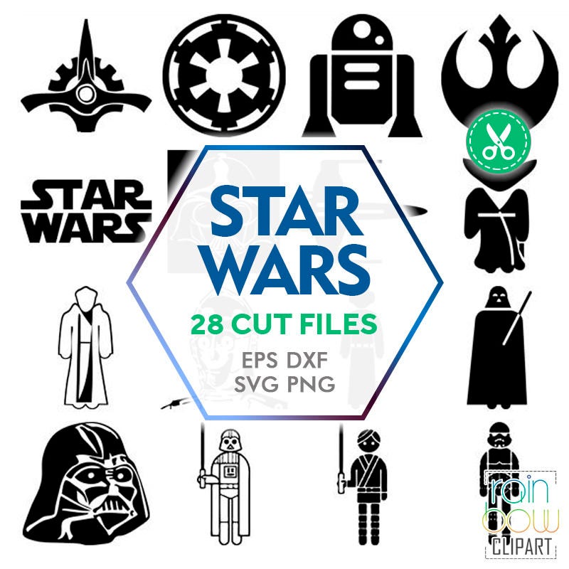 Download Star Wars Svg Files Star Wars Clipart Star Wars Silhouette