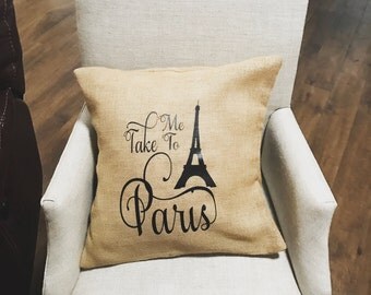 18 X 18 Burlap Pillow COVER