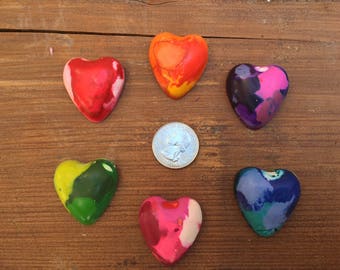 Heart Crayons Party Favors (10 bags) -Art Party
