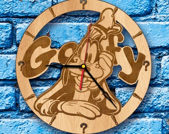 Goofy Disney Goofy art Clock goofy birthday goofy gift goofy movie goofy print goofy poster goofy painting goofy wall art costume