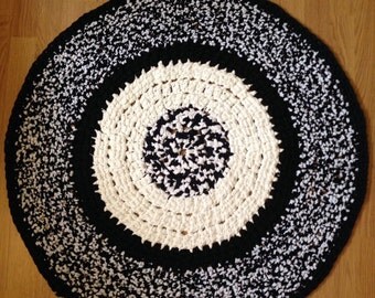 Handmade Crochet Round Rug