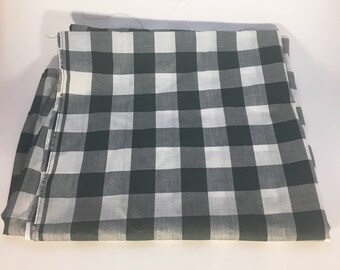Dark Green Gingham, Cotton Fabric, Gingham Fabric, Sewing Supplies, New Fabric, Fabric