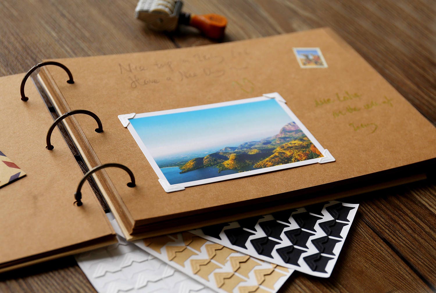 56 Pages A4 Ring Binder Photo Album/Blank Kraft Photo