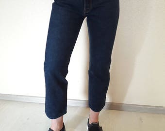 Vintage levis 501, levis 501 27, levis jeans dark blue, vintage levis, vintage levis Ankle Length, vintage levis jeans