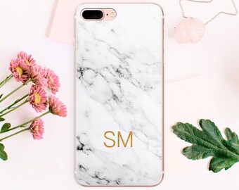 Personalized iPhone Case Custom Case iPhone 7 Plus Cover Marble Case iPhone 6S Case iPhone iPhone 5 Case iPhone SE Case iPhone Stone CA_008