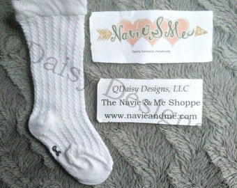 Baby Knee High Socks - Breathable Knee Highs - Baby Tights - White Knee High Socks - Toddler Knee Highs - Mesh Socks - Chaussettes Hautes
