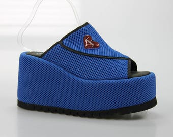 90's vintage Luichiny plateau Sandals size. 41