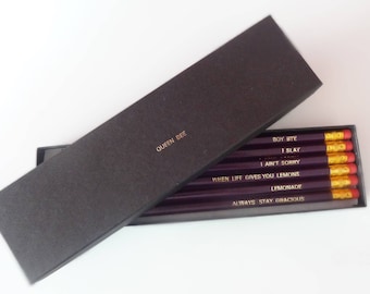 Personalised Beyoncé Pencils