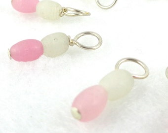 Baby Girl Droplet Stitch Markers Knitting or Crochet (Choose Your Size - Set of 10)
