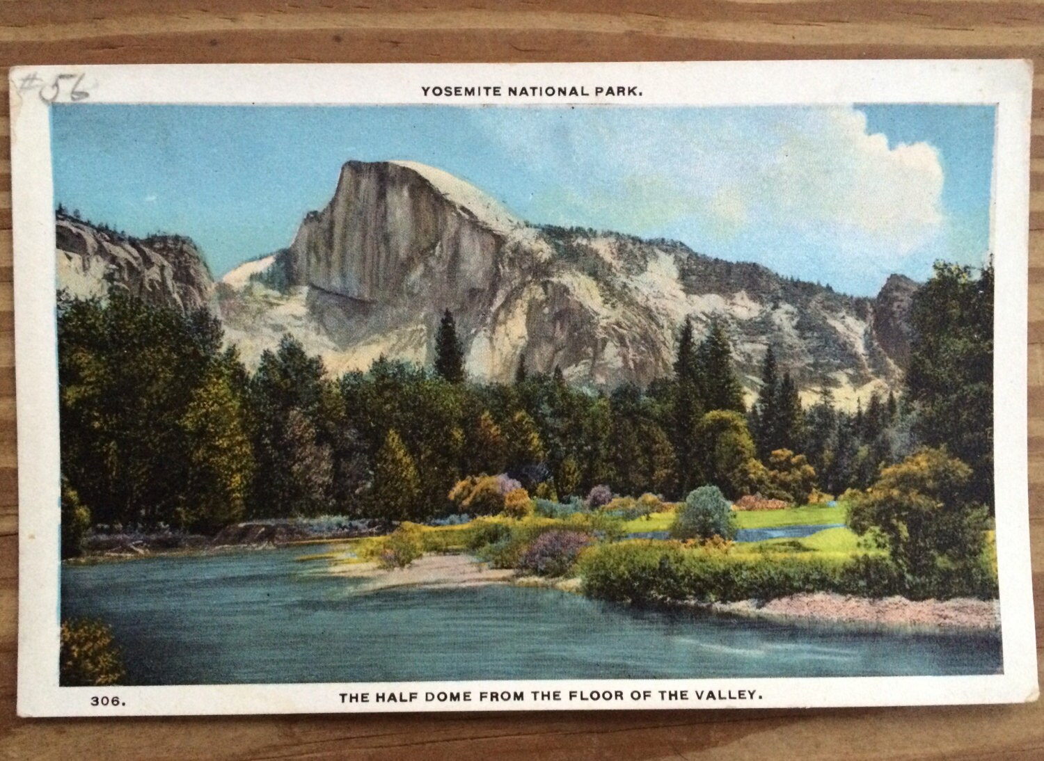 Vintage Yosemite Postcard Yosemite Valley California