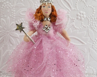 Glinda Good Witch of Oz Doll Miniature Wizard of Oz Collectible Fantasy Story Character