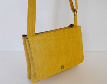 Sale - Water Resistant Nylon Messenger Bag - Shoulder bag, Cross body, Hip bag, Travel bag, Women - WENDY