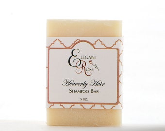 Heavenly Hair Shampoo Soap Bar - Solid Shampoo Soap Bar - Natural Shampoo Bar
