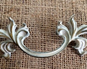 Restoration Hardware|Vintage French Provincial Pulls| Replacement Hardware | French Hardware | Upcycled Pulls |Vintage Hardware, 3" Bore