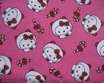 Hello Kitty Packed Eskimo Heads Fabric