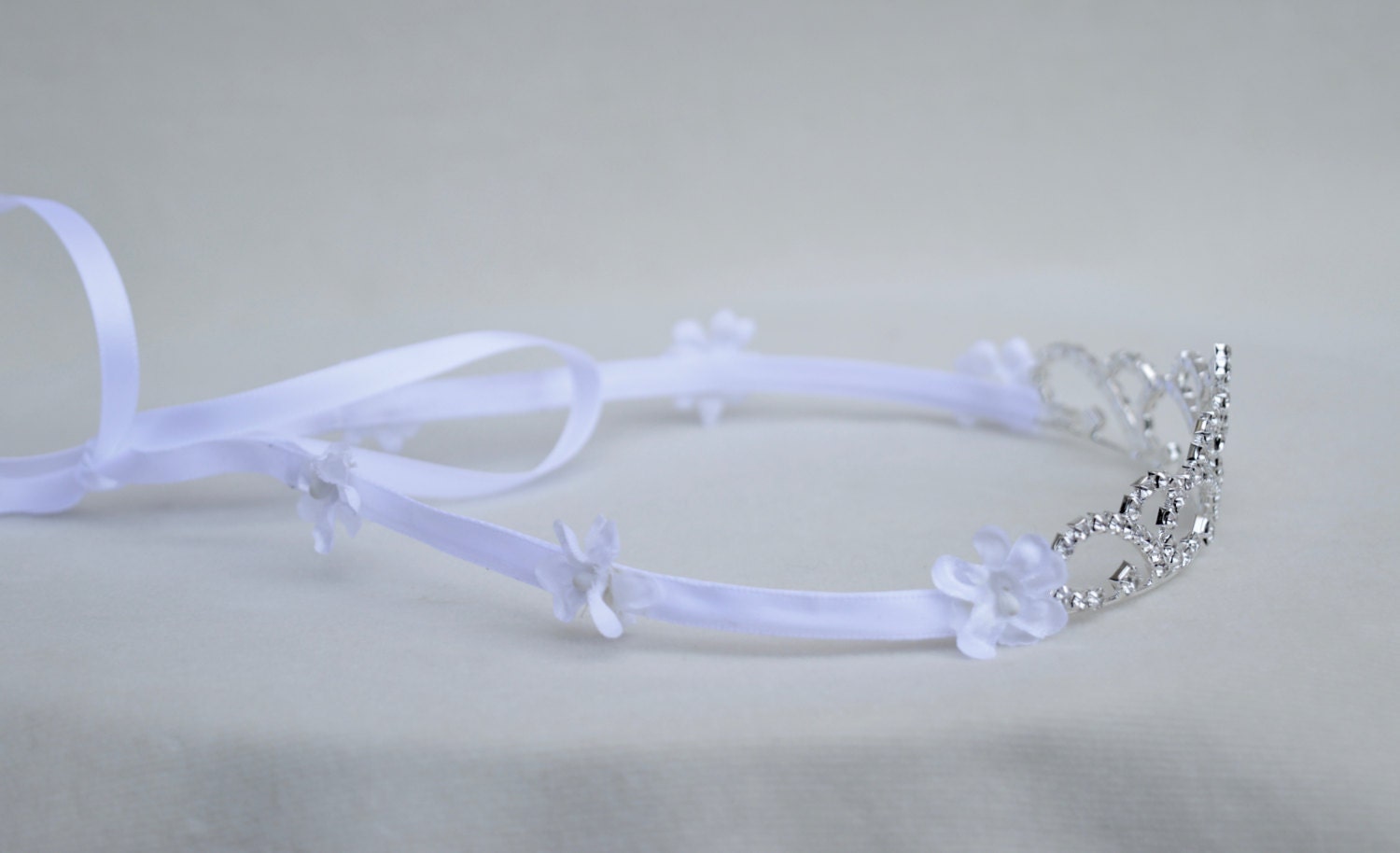 Toddler Rhinestone Tiara / Baby Girl Tiara / Flower Girl Tiara