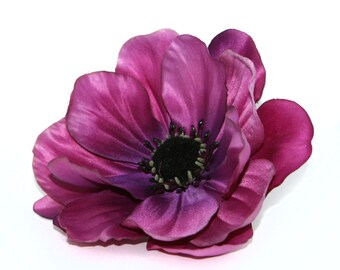 Violet Anemone - Artificial Flowers, silk flowers