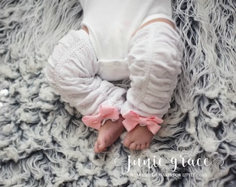 Baby Leg Warmers Baby Girl Clothes Baby Girl Outfit Baby Girl Coming Home Outfit Newborn Baby Girl Leg Warmers with Bows Baby Girl Gift