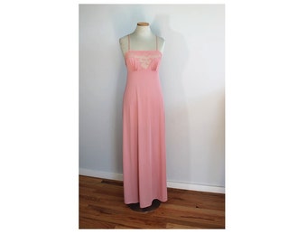 1980s Pink Nightgown // Ralph Montenero for Blanche
