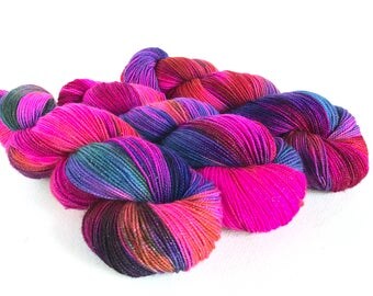 Dance All Night. Starborn Sparkle Sock Yarn.