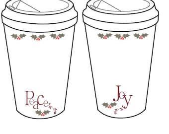 Printable Coffee Cup Cozy Template