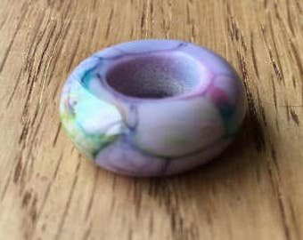 Princess ' lampwork big hole bead